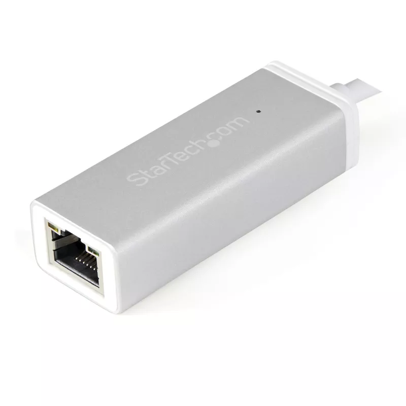 StarTech.com Adattatore da USB-C a Gigabit Ethernet – argento, con cavo, USB, Ethernet, 5000 Mbit/s, argento