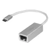 StarTech.com Adattatore da USB-C a Gigabit Ethernet – argento, con cavo, USB, Ethernet, 5000 Mbit/s, argento