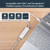 StarTech.com Adattatore da USB-C a Gigabit Ethernet – argento, con cavo, USB, Ethernet, 5000 Mbit/s, argento