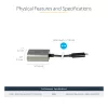 StarTech.com Adattatore da USB-C a VGA – 1080p adattatore dongle USB Type-C a VGA – convertitore video da USB-C (DP Alt Mode) a monitor/display VGA – compatibile Thunderbolt 3 – cavo integrato da 30 cm – versione migliorata di CDP2VGA