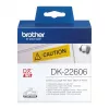 Nastro continuo Brother DK22606 giallo nero