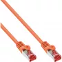 Cavo patch InLine S/FTP PiMF Cat.6 250MHz PVC rame arancione 3 m