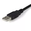 StarTech.com ICUSB2322F cavo adattatore FTDI da USB a seriale RS232 a 2 porte, USB 2.0, 2,1 m, nero