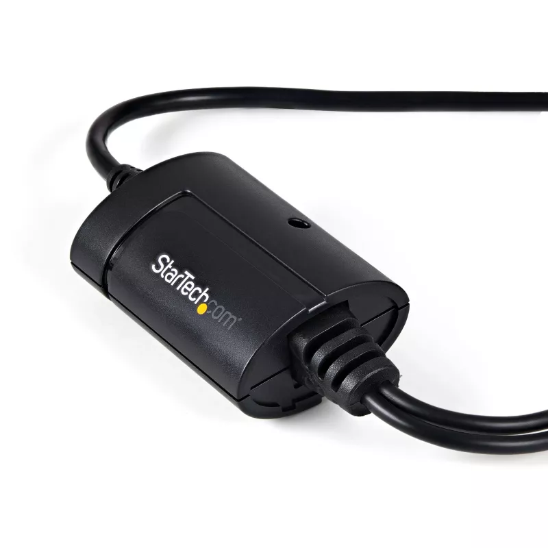 StarTech.com ICUSB2322F cavo adattatore FTDI da USB a seriale RS232 a 2 porte, USB 2.0, 2,1 m, nero