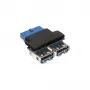 InLine Adattatore USB 3.0 interno 2x USB A femmina su header scheda madre