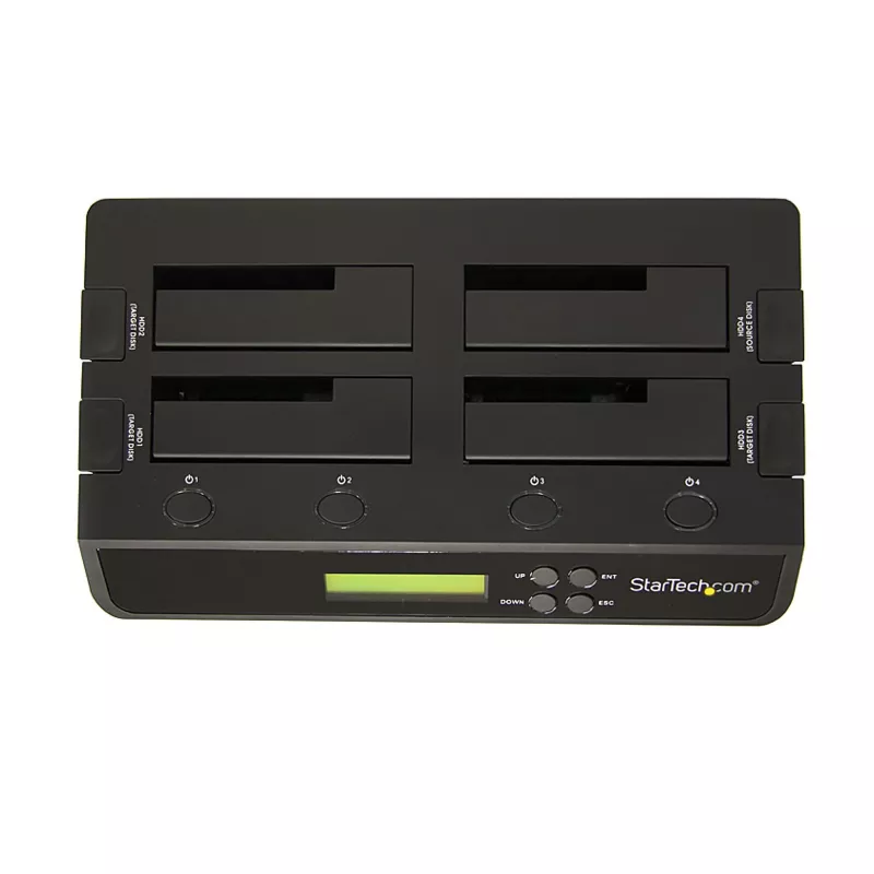 StarTech.com Dock duplicatore di dischi rigidi HDD standalone 1:3 da 4 bay USB 3.0 eSATA a SATA
