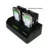 StarTech.com Dock duplicatore di dischi rigidi HDD standalone 1:3 da 4 bay USB 3.0 eSATA a SATA