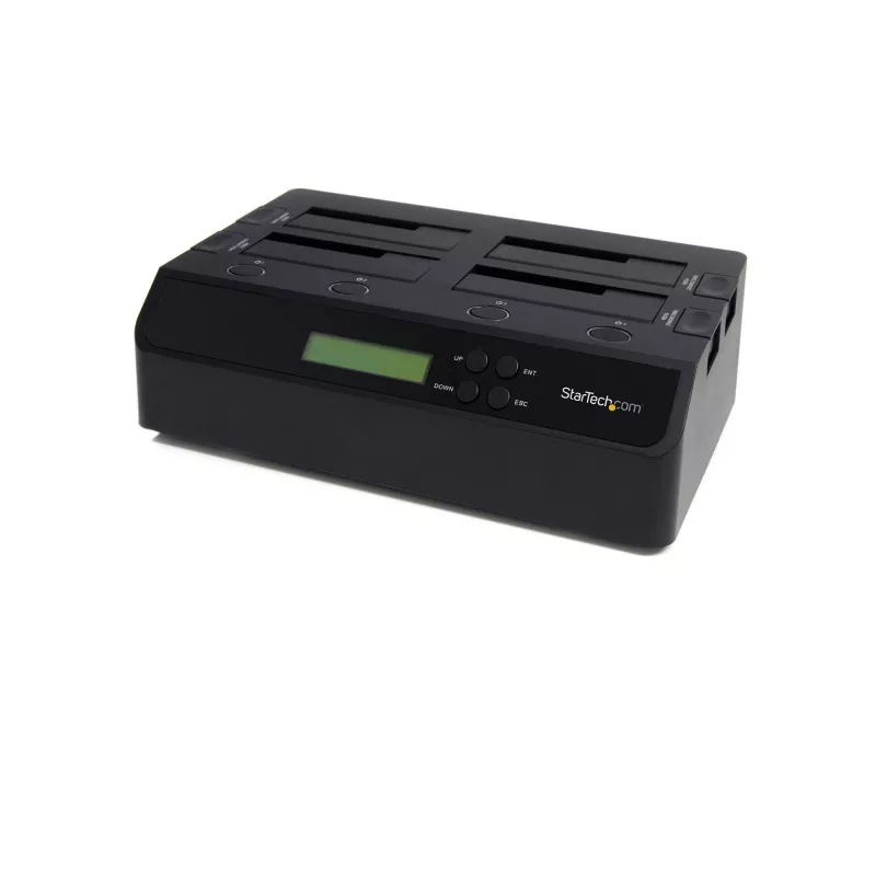 StarTech.com Dock duplicatore di dischi rigidi HDD standalone 1:3 da 4 bay USB 3.0 eSATA a SATA