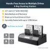 StarTech.com Dock duplicatore di dischi rigidi HDD standalone 1:3 da 4 bay USB 3.0 eSATA a SATA