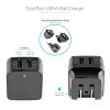 StarTech.com caricabatterie USB da parete a doppia porta – viaggi internazionali – 17W/3,4A – nero