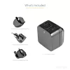 StarTech.com caricabatterie USB da parete a doppia porta – viaggi internazionali – 17W/3,4A – nero