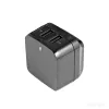 StarTech.com caricabatterie USB da parete a doppia porta – viaggi internazionali – 17W/3,4A – nero