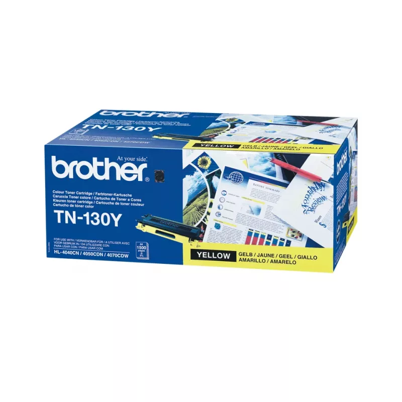 Brother TN-130Y cartuccia toner, giallo, 1500 pagine