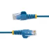 StarTech.com cavo CAT6 da 1 m – slim – connettori RJ45 snagless – blu
