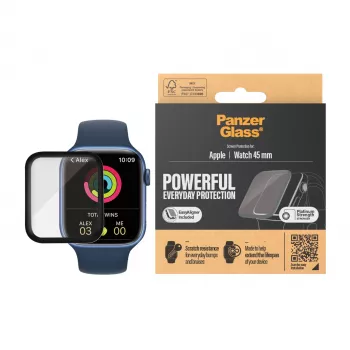 PanzerGlass ® Apple Watch Series 9 | 8 | 7 | 45mm | vetro protettivo per display