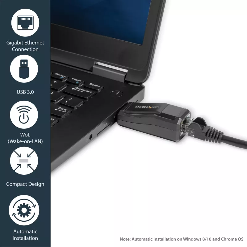 StarTech.com adattatore di rete USB 3.0 a Gigabit Ethernet NIC – 10/100/1000 Mbit/s