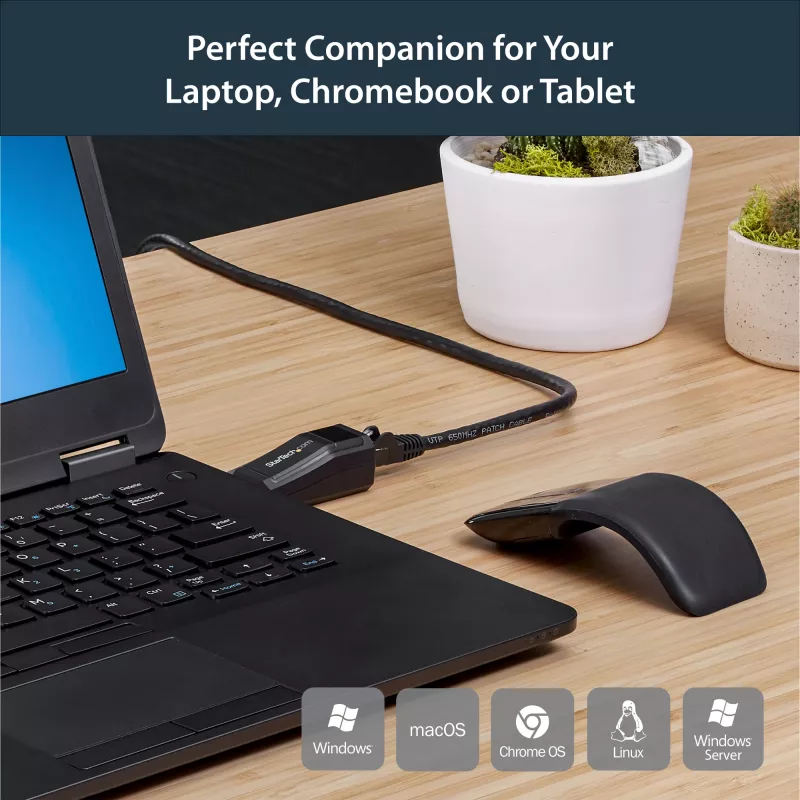 StarTech.com adattatore di rete USB 3.0 a Gigabit Ethernet NIC – 10/100/1000 Mbit/s