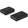 StarTech.com hub extender USB 2.0 a 4 porte tramite un singolo cavo Ethernet CAT5e/CAT6 (RJ45) – 100 m – kit adattatore hub extender USB – case in metallo – alimentazione esterna – 480 Mbit/s