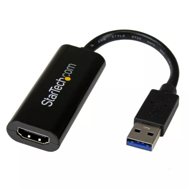 StarTech.com adattatore USB 3.0 a HDMI, convertitore monitor USB a HDMI per Windows, 1080P (nessun supporto per macOS/ChromeOS/Linux) – TAA