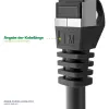 Cavo patch InLine S/FTP PiMF Cat.6 250MHz PVC rame nero 3m