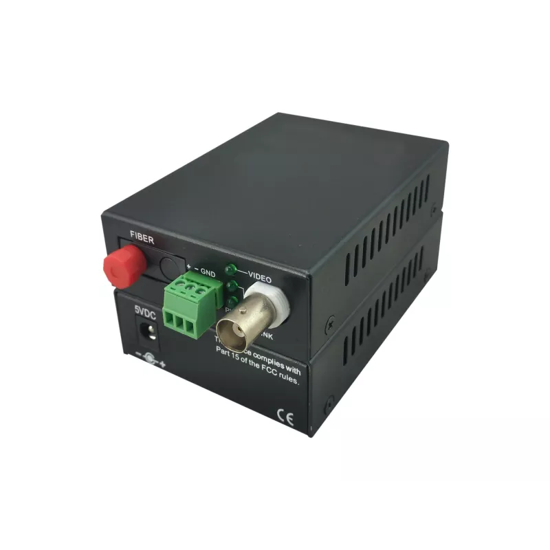 Trasmettitore AV LevelOne kit extender 1 canale BNC su fibra ottica 20 km