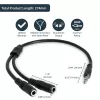 StarTech.com cavo splitter stereo sottile – connettore maschio 3,5 mm su 2x connettore femmina 3,5 mm