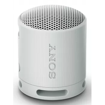 Sony SRS-XB100 – Altoparlante Bluetooth wireless, portatile, robusto IP67 impermeabile e antipolvere, 16 ore di batteria, ecologico, per outdoor e viaggi in grigio chiaro