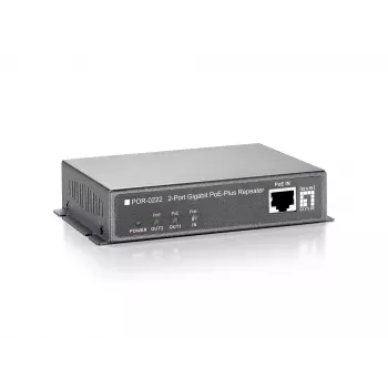 LevelOne Ripetitore PoE Gigabit, in cascata, 2 uscite PoE
