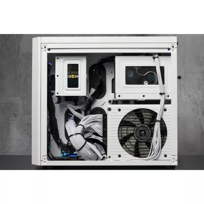 Corsair Crystal 280X Micro ATX Case per PC bianco