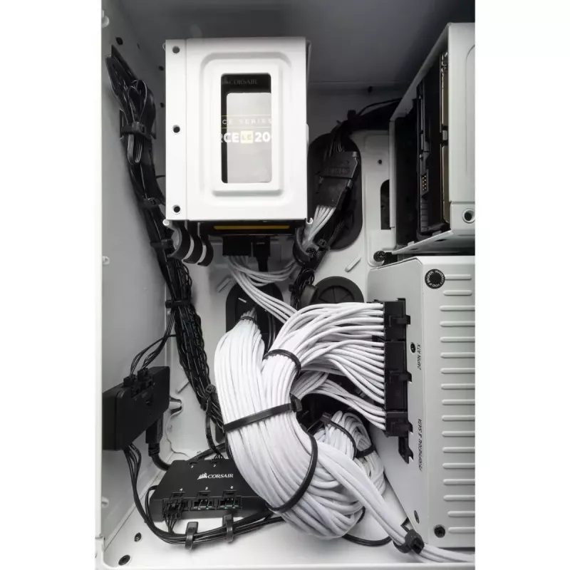 Corsair Crystal 280X Micro ATX Case per PC bianco