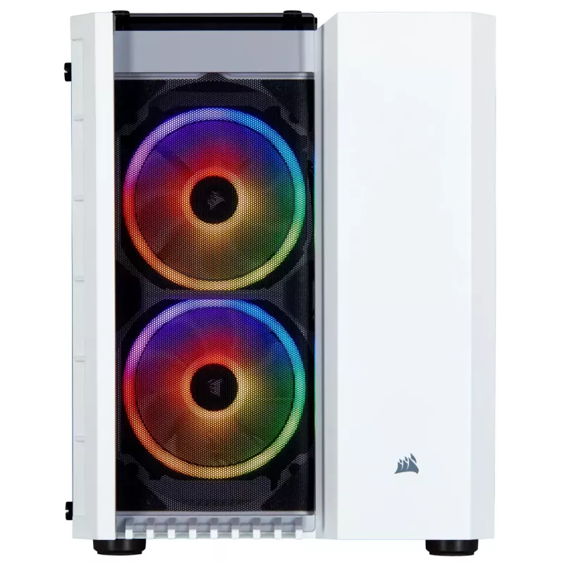 Corsair Crystal 280X Micro ATX Case per PC bianco