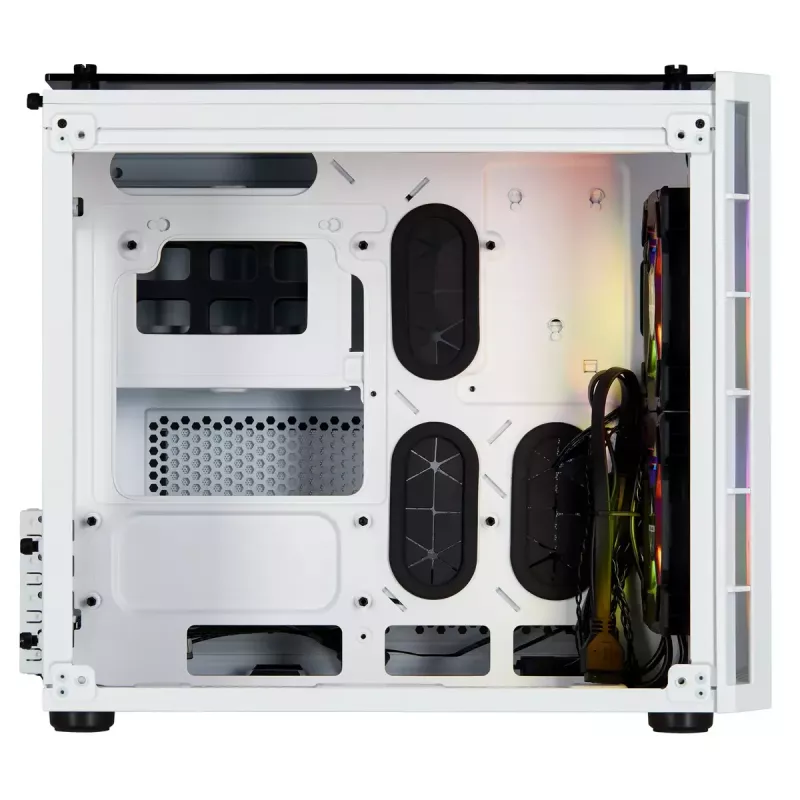 Corsair Crystal 280X Micro ATX Case per PC bianco