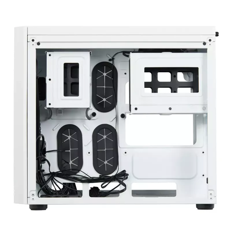 Corsair Crystal 280X Micro ATX Case per PC bianco