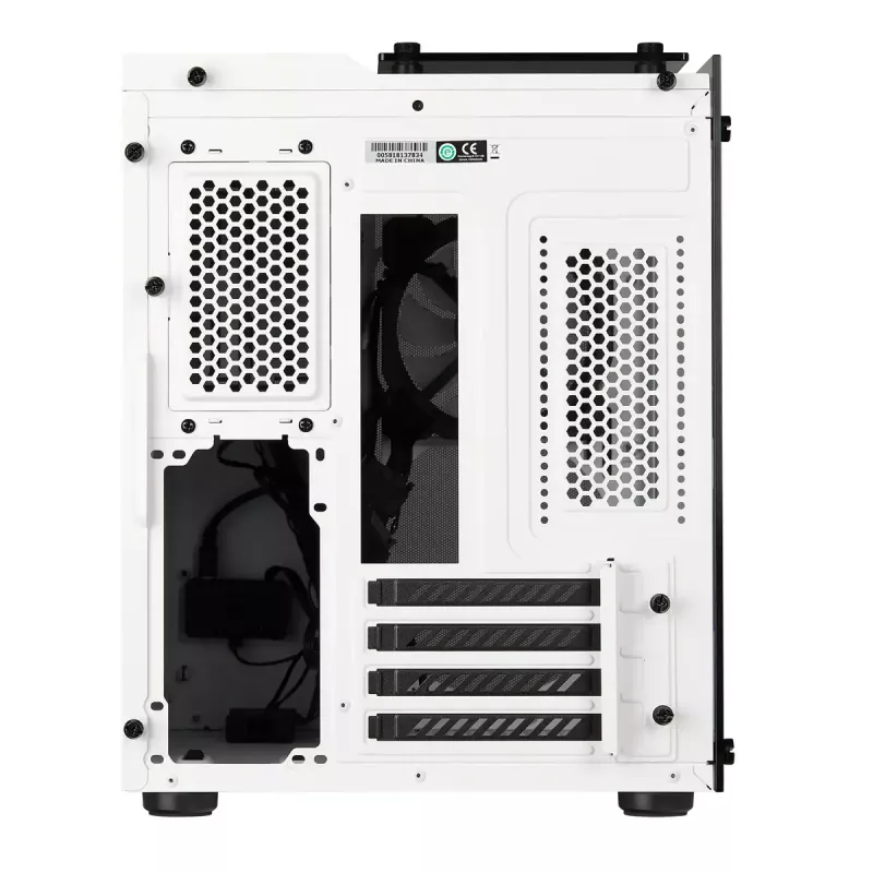 Corsair Crystal 280X Micro ATX Case per PC bianco