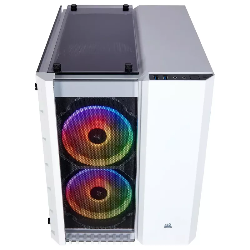 Corsair Crystal 280X Micro ATX Case per PC bianco