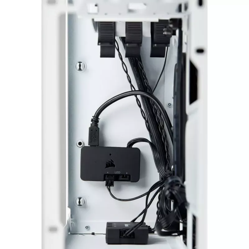 Corsair Crystal 280X Micro ATX Case per PC bianco
