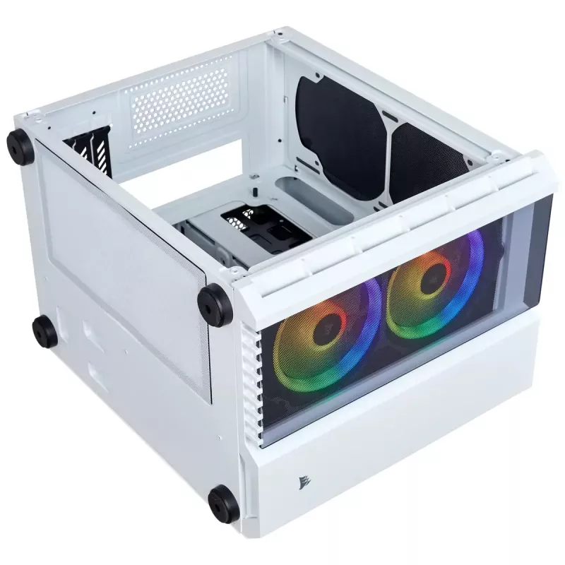 Corsair Crystal 280X Micro ATX Case per PC bianco