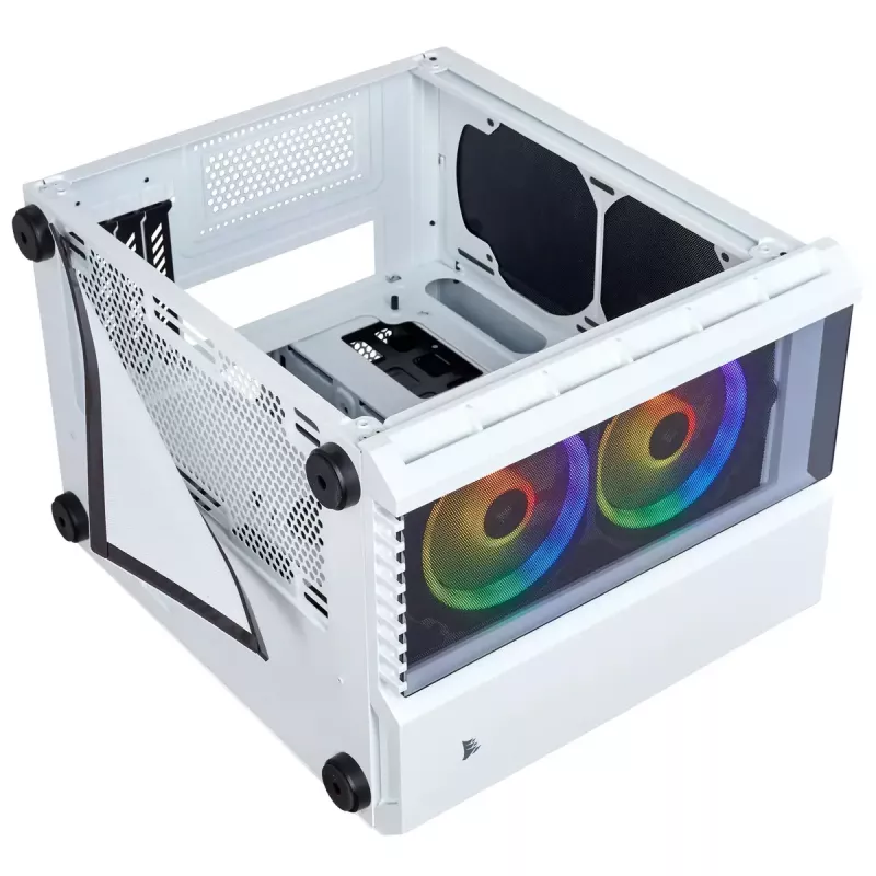 Corsair Crystal 280X Micro ATX Case per PC bianco