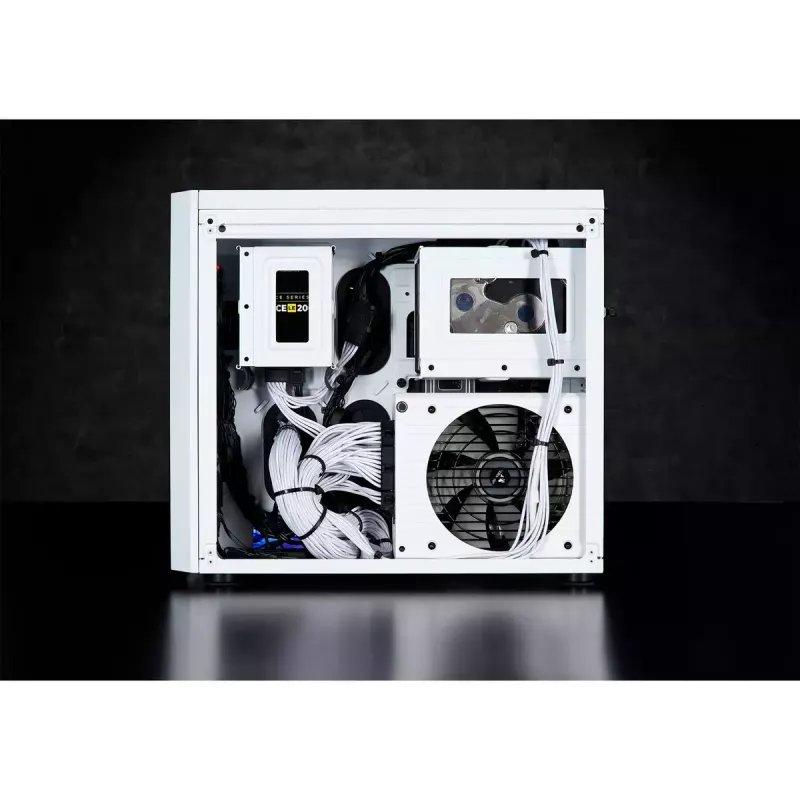 Corsair Crystal 280X Micro ATX Case per PC bianco