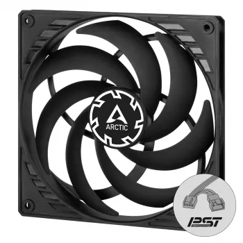 ARCTIC P14 PWM PST ventola sottile 140 mm ottimizzata per la pressione con cavo Y integrato