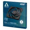 ARCTIC P14 PWM PST ventola sottile 140 mm ottimizzata per la pressione con cavo Y integrato