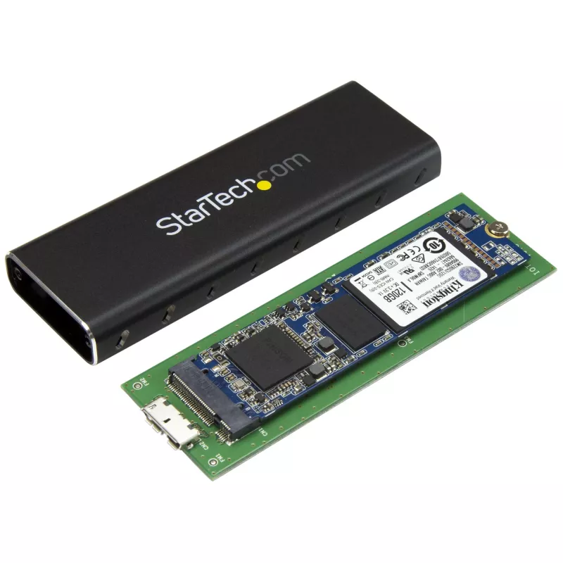 StarTech.com Case per SSD M.2 per SSD M.2 SATA – USB 3.0 (5 Gbit/s) con UASP