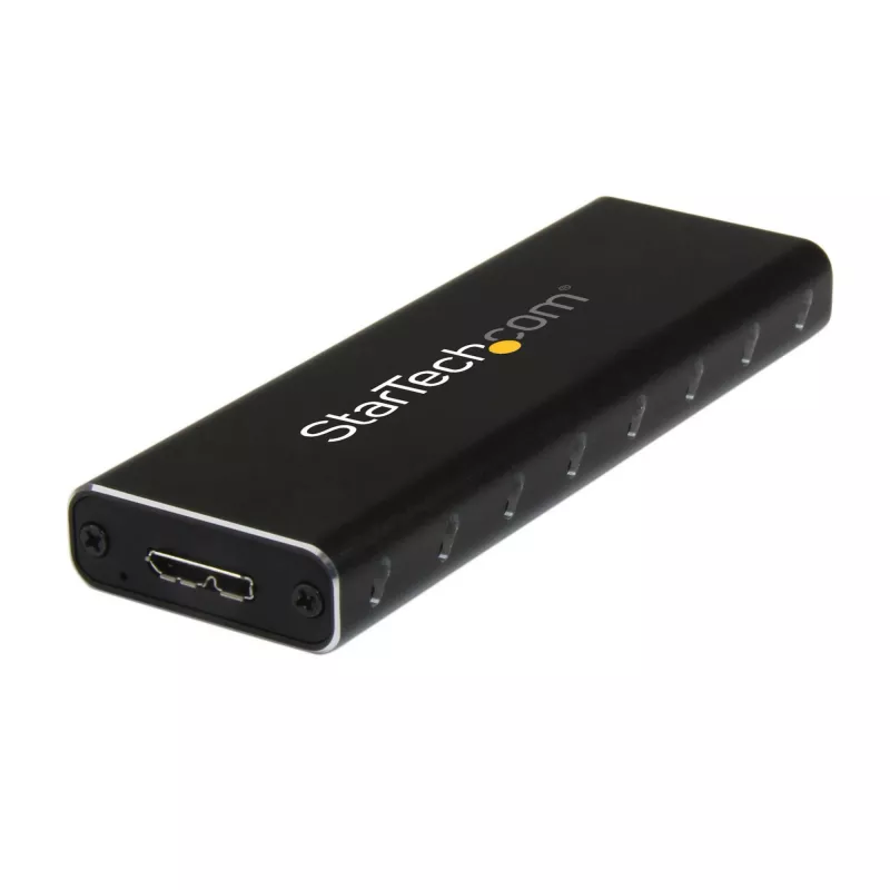 StarTech.com Case per SSD M.2 per SSD M.2 SATA – USB 3.0 (5 Gbit/s) con UASP