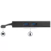 StarTech.com Adattatore multiporta USB-C – docking station da viaggio USB-C con HDMI 4K – Power Delivery pass-through 60 W, GbE, 2 porte hub USB-A 3.0 – dock mini USB Type-C portatile per laptop