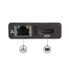 StarTech.com Adattatore multiporta USB-C – docking station da viaggio USB-C con HDMI 4K – Power Delivery pass-through 60 W, GbE, 2 porte hub USB-A 3.0 – dock mini USB Type-C portatile per laptop