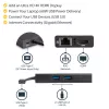 StarTech.com Adattatore multiporta USB-C – docking station da viaggio USB-C con HDMI 4K – Power Delivery pass-through 60 W, GbE, 2 porte hub USB-A 3.0 – dock mini USB Type-C portatile per laptop