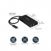 StarTech.com Adattatore multiporta USB-C – docking station da viaggio USB-C con HDMI 4K – Power Delivery pass-through 60 W, GbE, 2 porte hub USB-A 3.0 – dock mini USB Type-C portatile per laptop