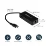 StarTech.com Adattatore di rete USB-C a Gigabit con porta USB 3.0 aggiuntiva
