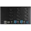 StarTech.com Switch KVM DisplayPort 2 porte quad monitor – 4K 60Hz UHD HDR – KVM DP 1.2 4K desktop con hub USB 3.0 2 porte (5 Gbit/s) e 4 porte USB 2.0 HID, audio – commutazione hotkey – TAA