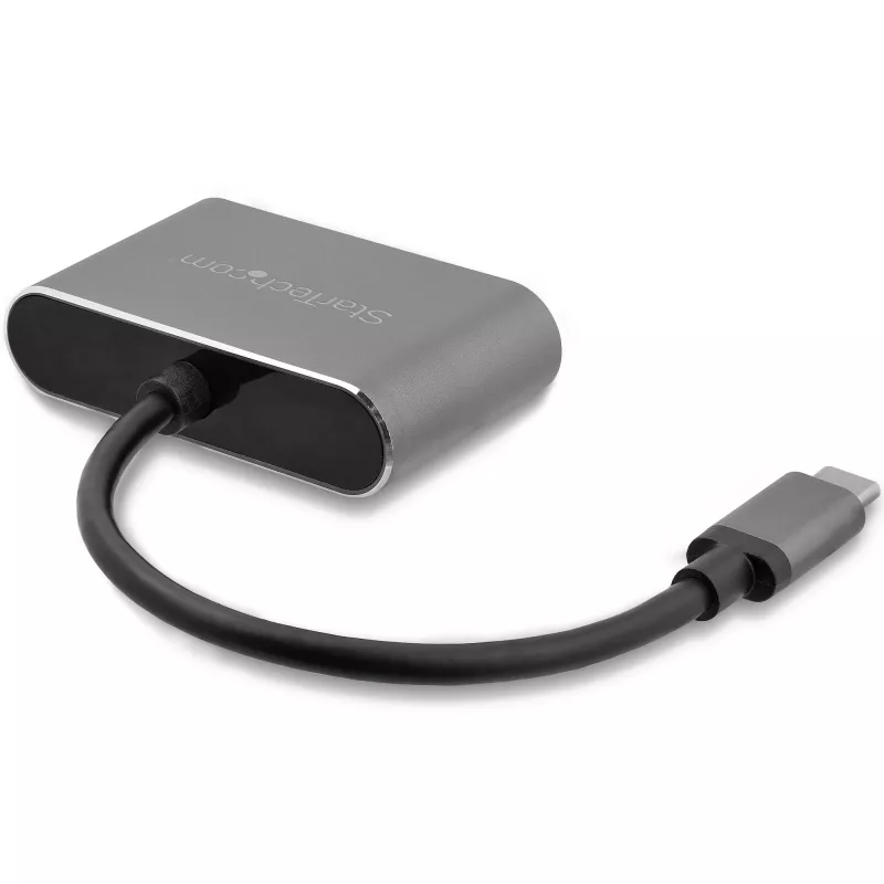StarTech.com Adattatore USB-C a VGA e HDMI - 2-in-1 - 4K 30Hz - grigio siderale